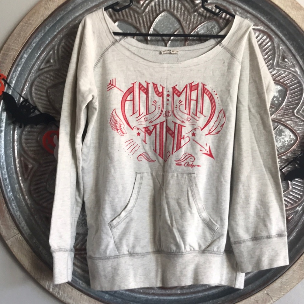 Cheeky boutique size M off the shoulder sweatshirt